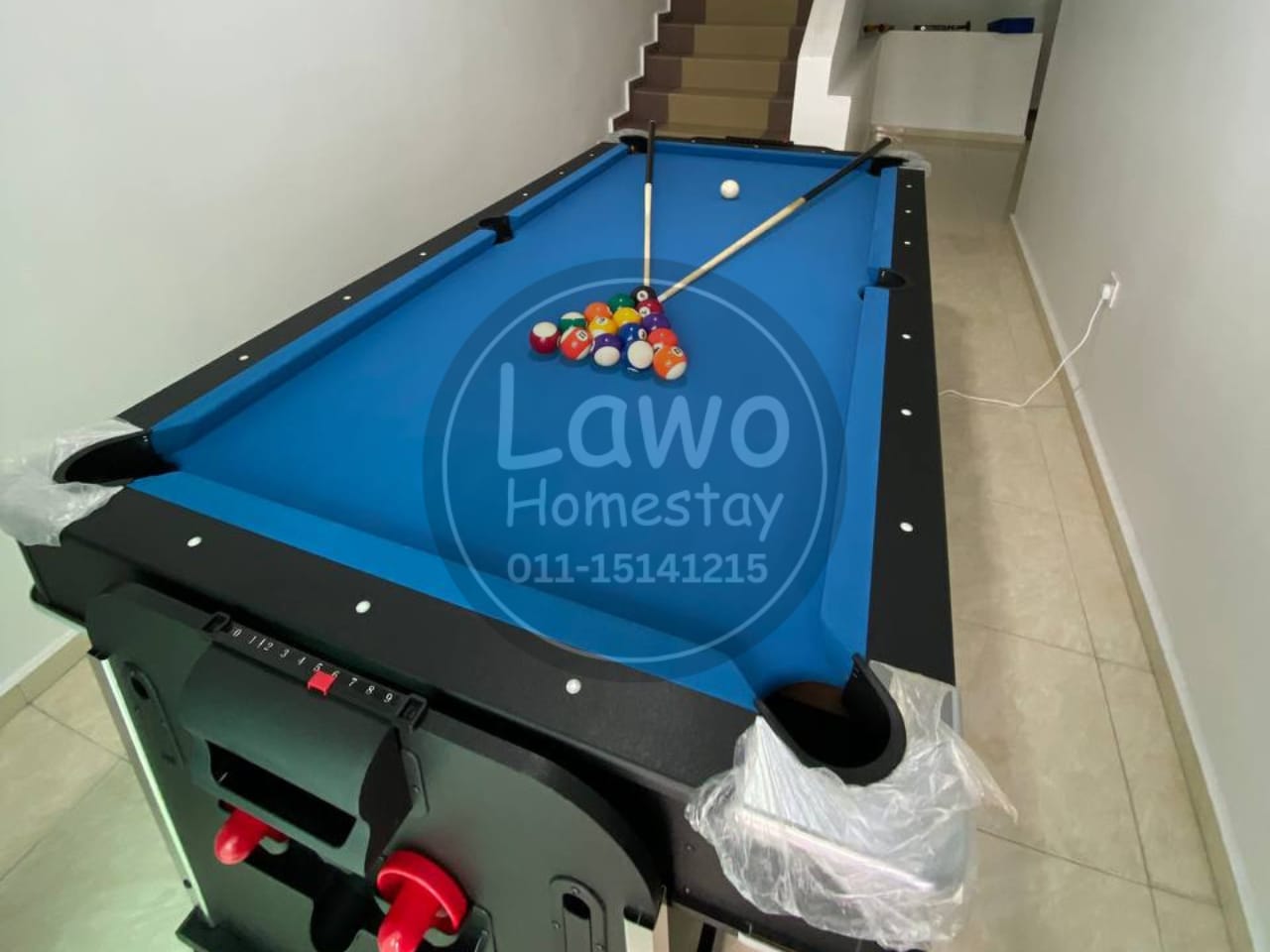Indoor games pool table The Lawo Homestay